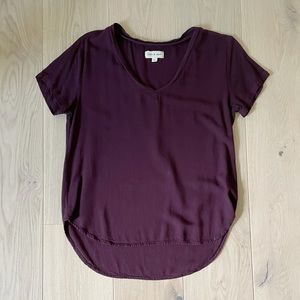 Cloth and Stone for Anthropologie burgundy top
